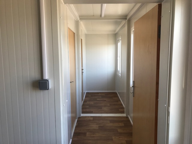 BUREAUX JUMELES BUNGALOW CHANTIER. Bâtiment modulaire permanent.