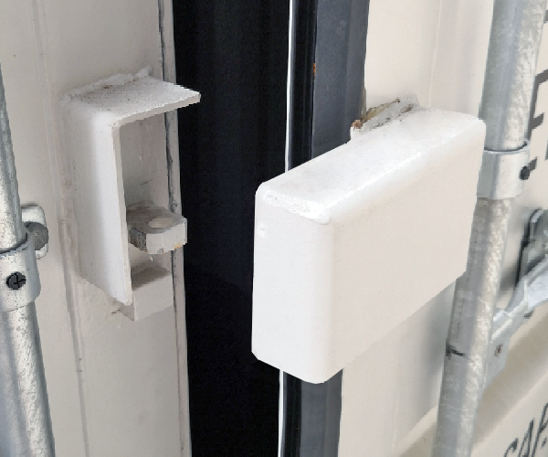 Protection anti-effraction sur les containers KUBINAUV