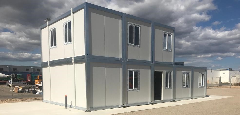 BATIMENT EN BUNGALOWS DE CHANTIER. Bâtiment modulaire permanent.